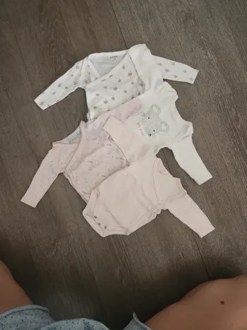 Lot de 4 body manches longues