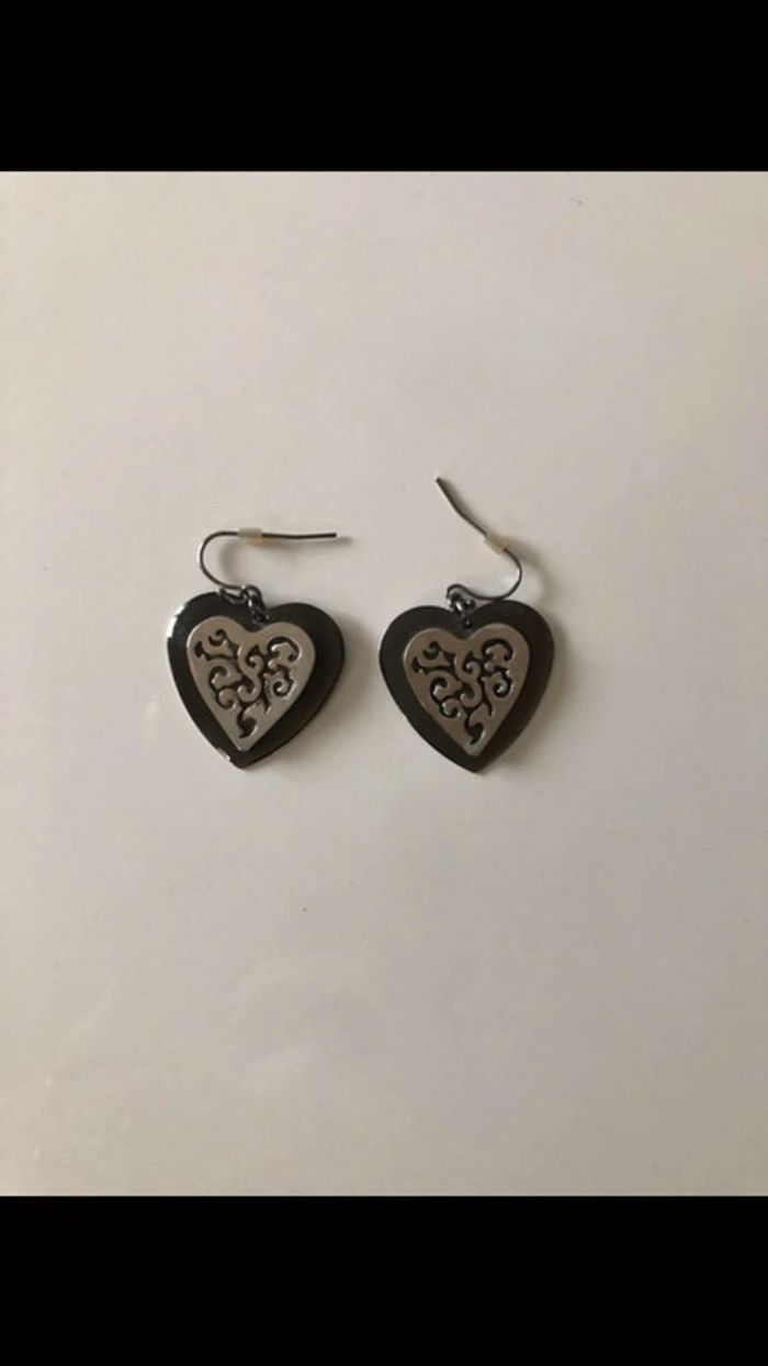 Boucles d’oreilles cœur