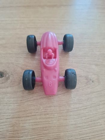 Voiture Plastique rose Vintage 1970