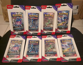 Pokémon Lot de 8 Boosters (2 Artset) EV5 Forces Temporelles sous Blisters Cartonnés