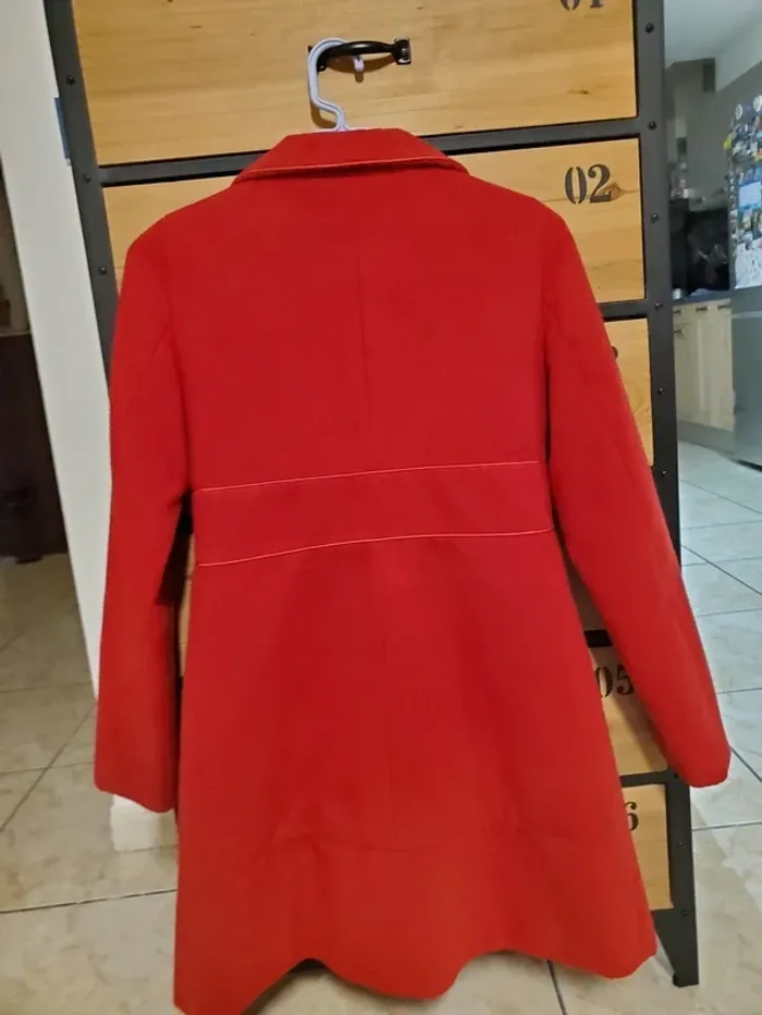 Veste rouge taille 36 très bon état - photo numéro 5