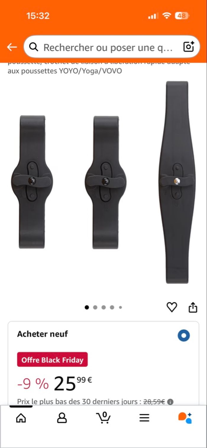 Connecteur / adaptateur de poussette yoyo - photo numéro 2