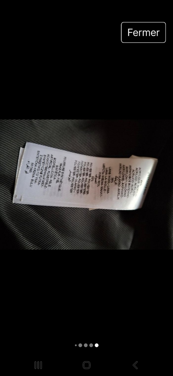 Manteau naf naf quasi neuf - photo numéro 6