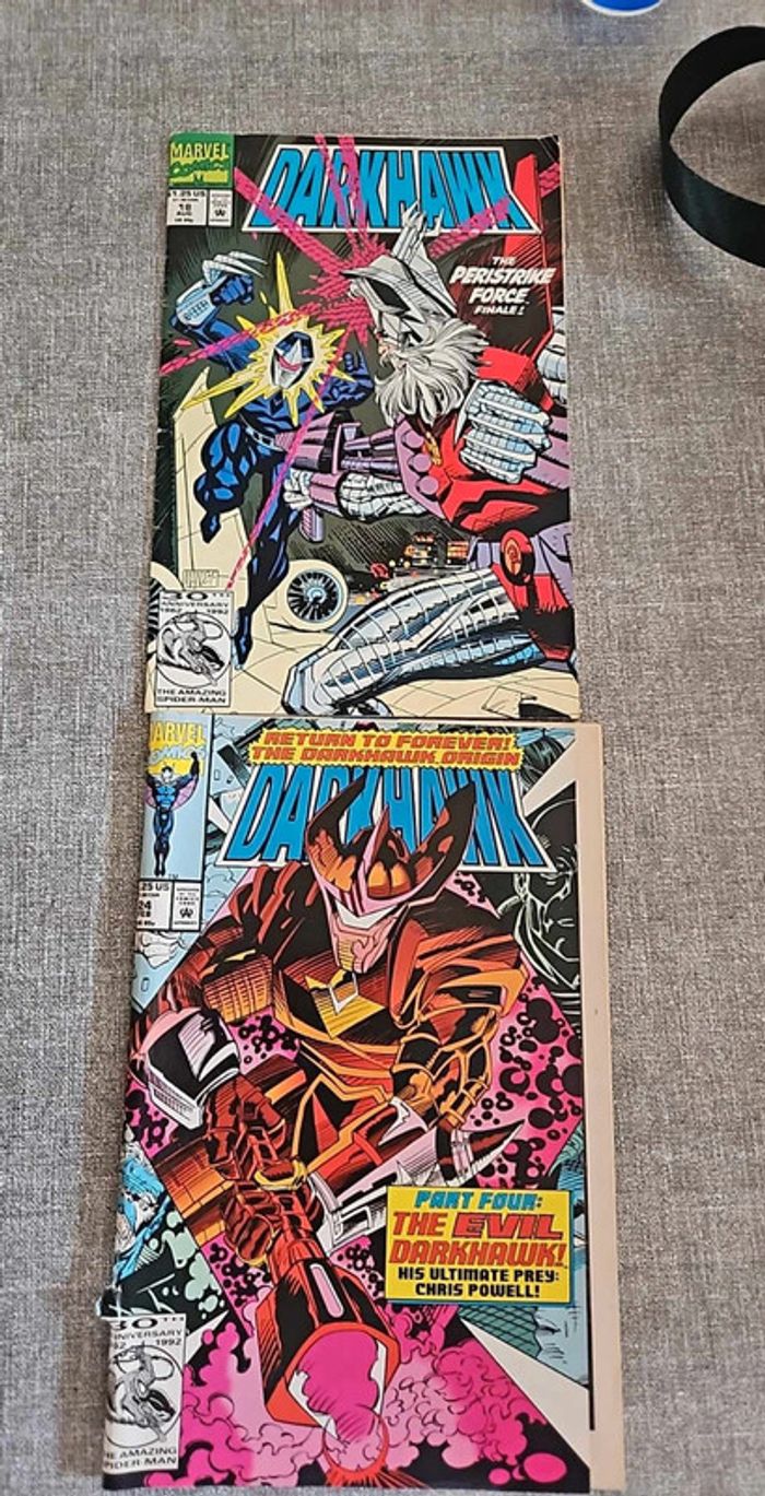 Lot 2 comics darkhawk