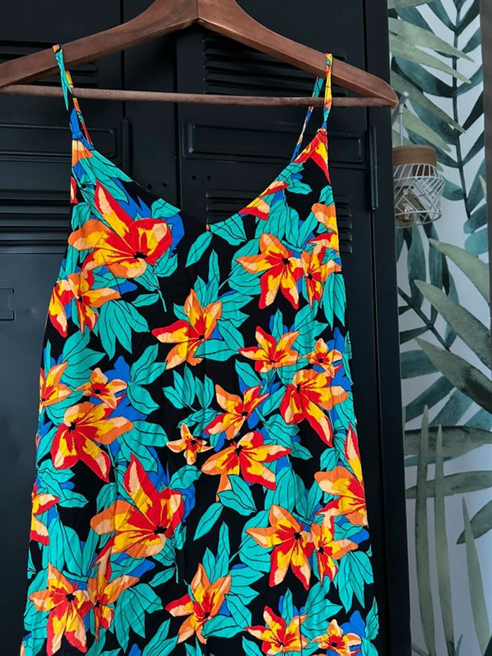 Robe longue motif tropical - photo numéro 2