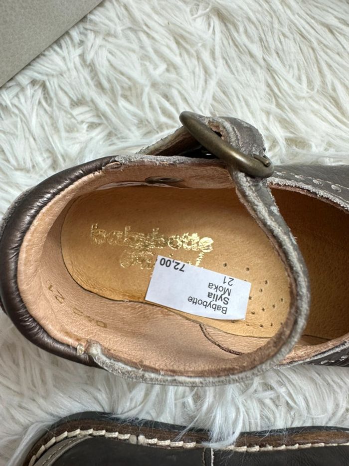 Paire de chaussures Babybotte coloris bronze taille 21 - photo numéro 3