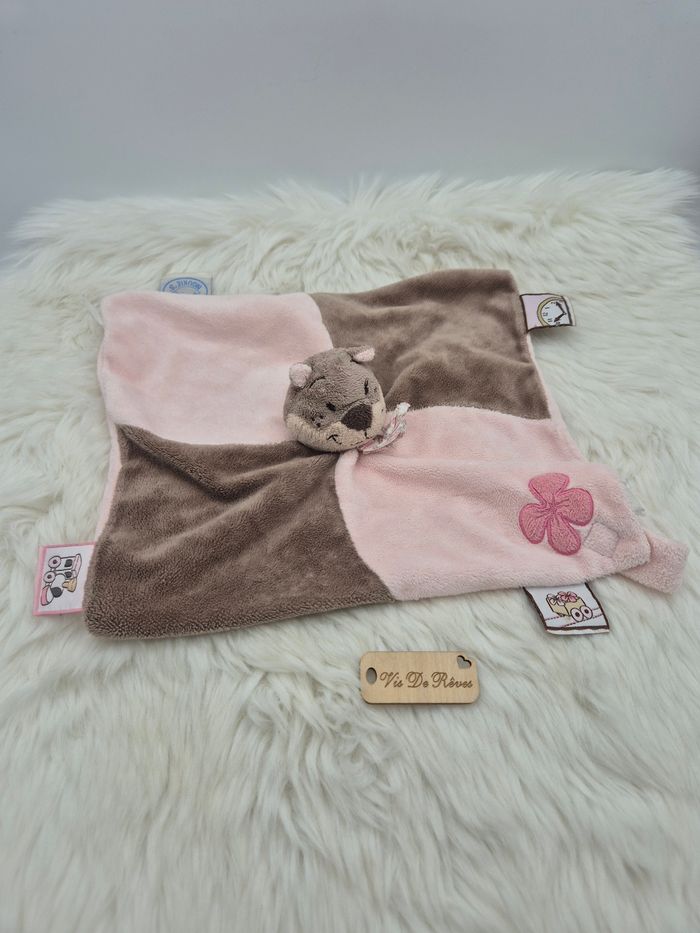 Doudou plat écureuil Noukie's Oscarine et Léontine