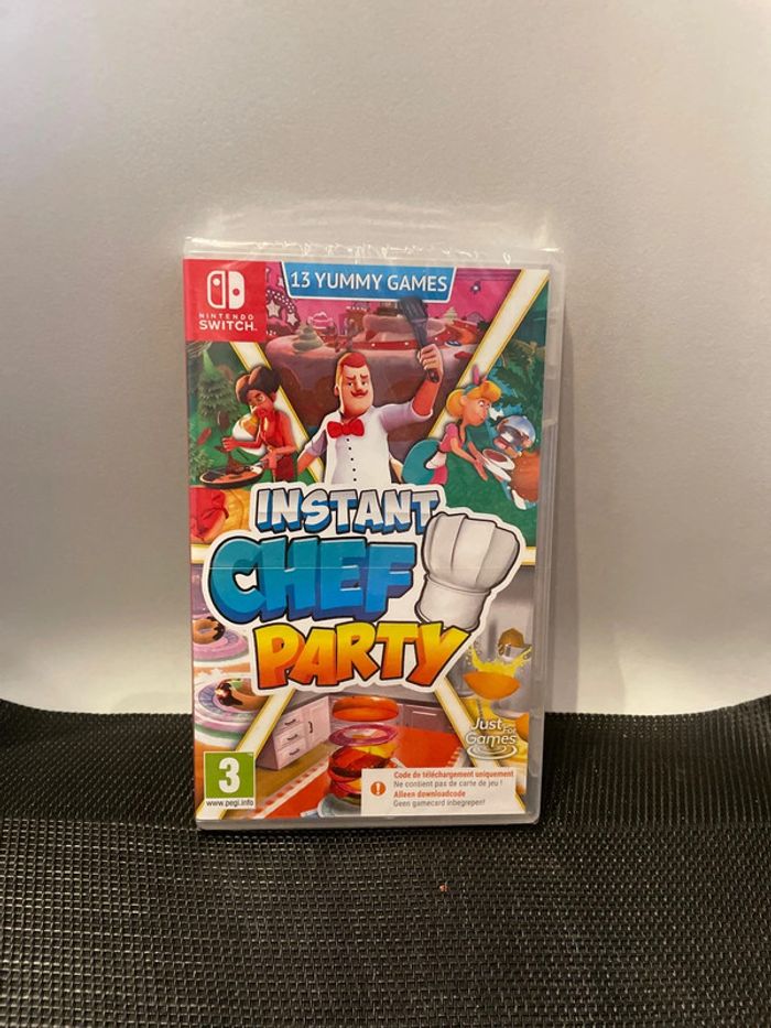 Jeu Nintendo switch instant chef party just for Games code de téléchargement neuf blister - photo numéro 1