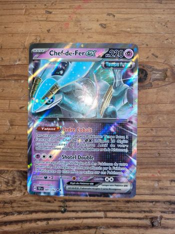 Vends cartes pokemon chef de fer ex 081/162 forces temporelles