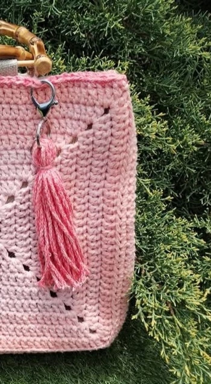 Sac à main toile de Jute et Bambou - photo numéro 4