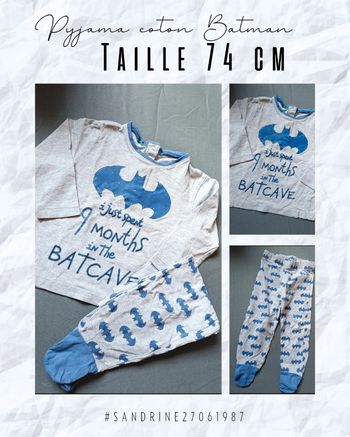 Pyjama coton Batman