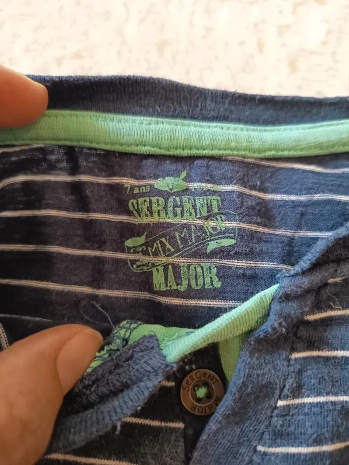 T-shirt manches longues Sergent Major en 7 ans - photo numéro 2
