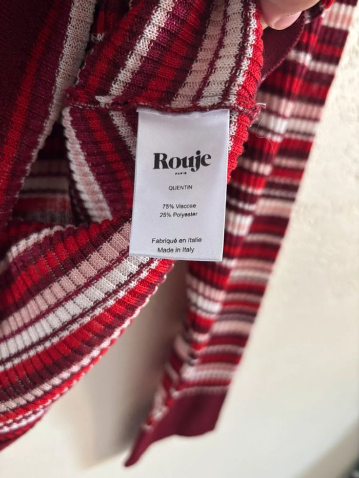 Polo rayures rouje - photo numéro 5