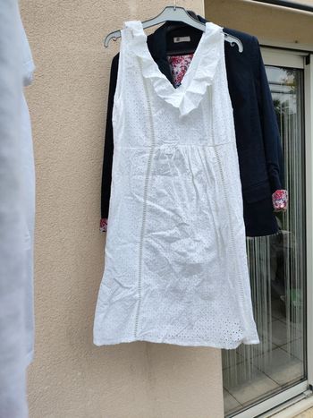 Robe de grossesse broderies anglaises
