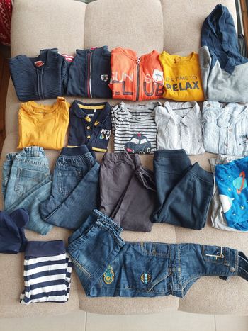 Lot garçon 23–24 mois/2 ans- TAO, Orchestra, Disney, Kiabi, H&M, Gémo, Tissaia - Très bon état