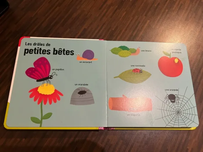 Livre Mes premières petites bêtes Patapon avec poster à déplier - photo numéro 2
