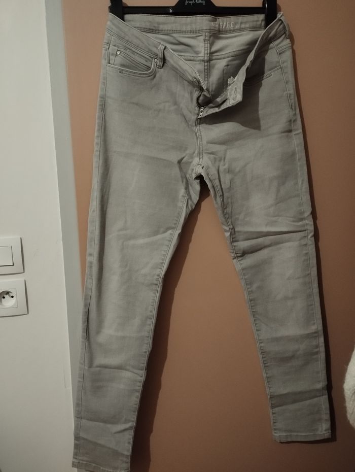 Jean gris clair - photo numéro 3