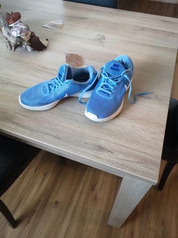 Basket tissu bleu Nike