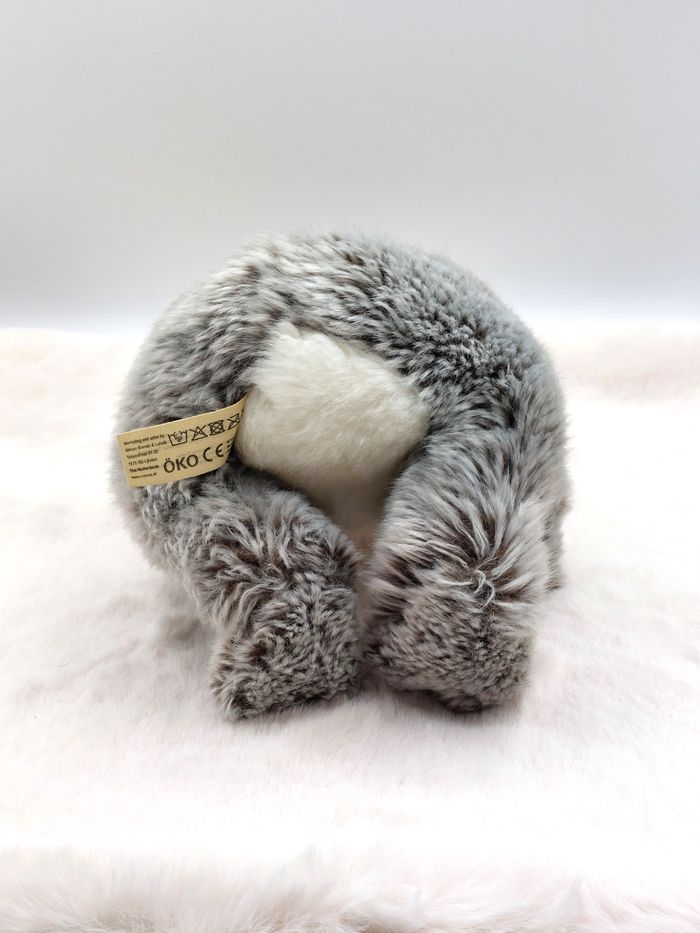 Vintage peluche koala gris blanc marron WWF 1986 World wide Fund 24 cm doudou - photo numéro 6
