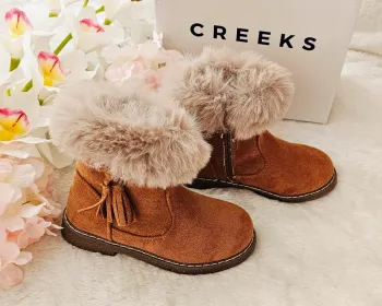 Bottes Bottines Zip Fourrure extérieur Creeks T25