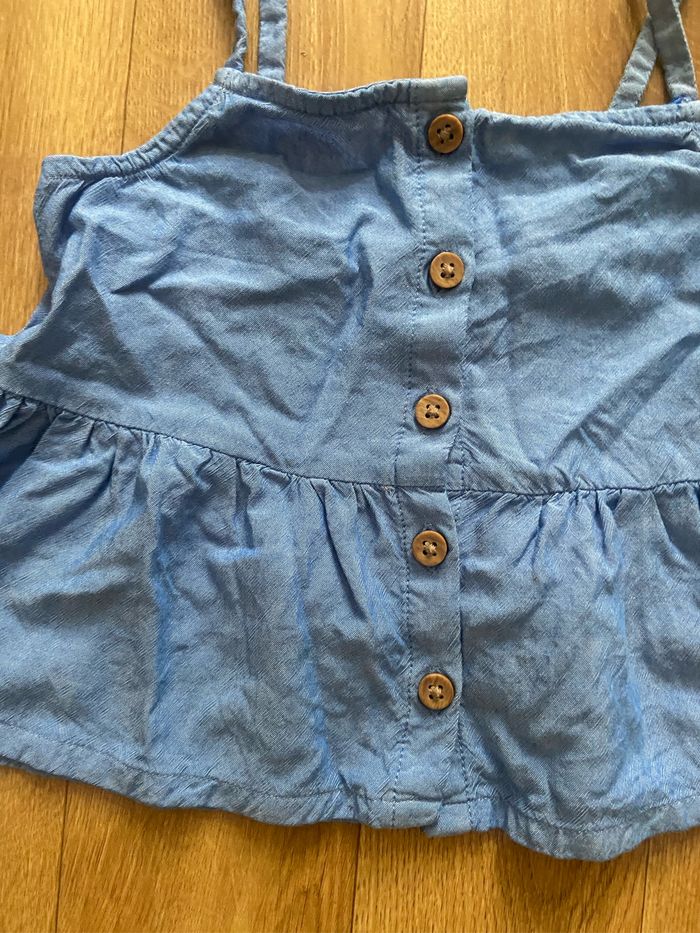Débardeur bleu fille 5/6 ans - photo numéro 3