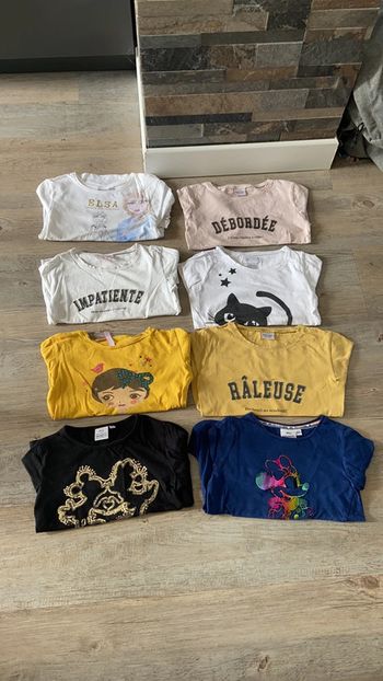 Lot T shirt manches longues 6 ans