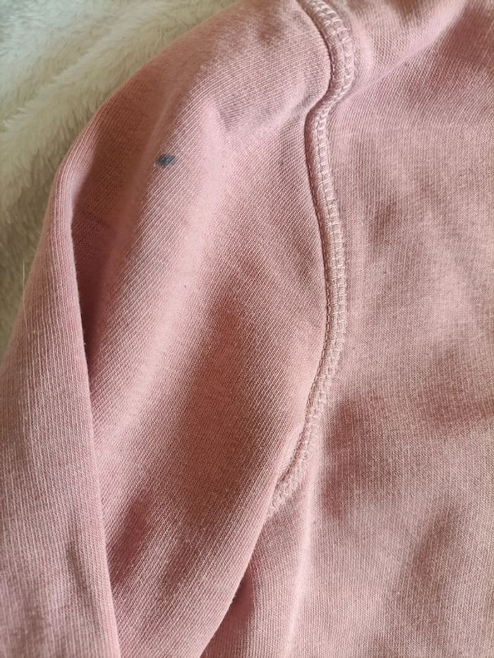 Pull rose à couronne dorée – Taille 140 - photo numéro 4