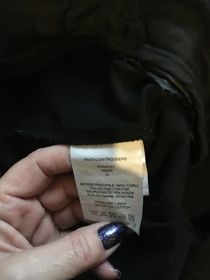 Pantalon aspect cuir - photo numéro 5