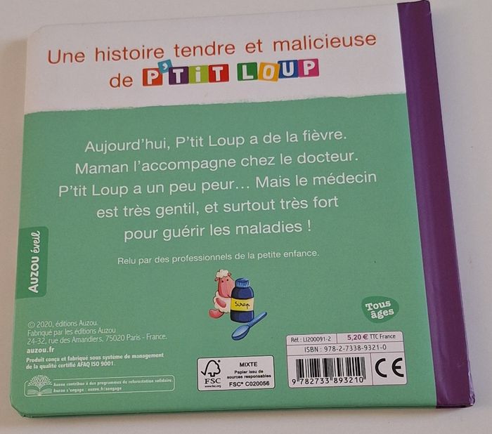 P'tit loup va chez le docteur - photo numéro 2