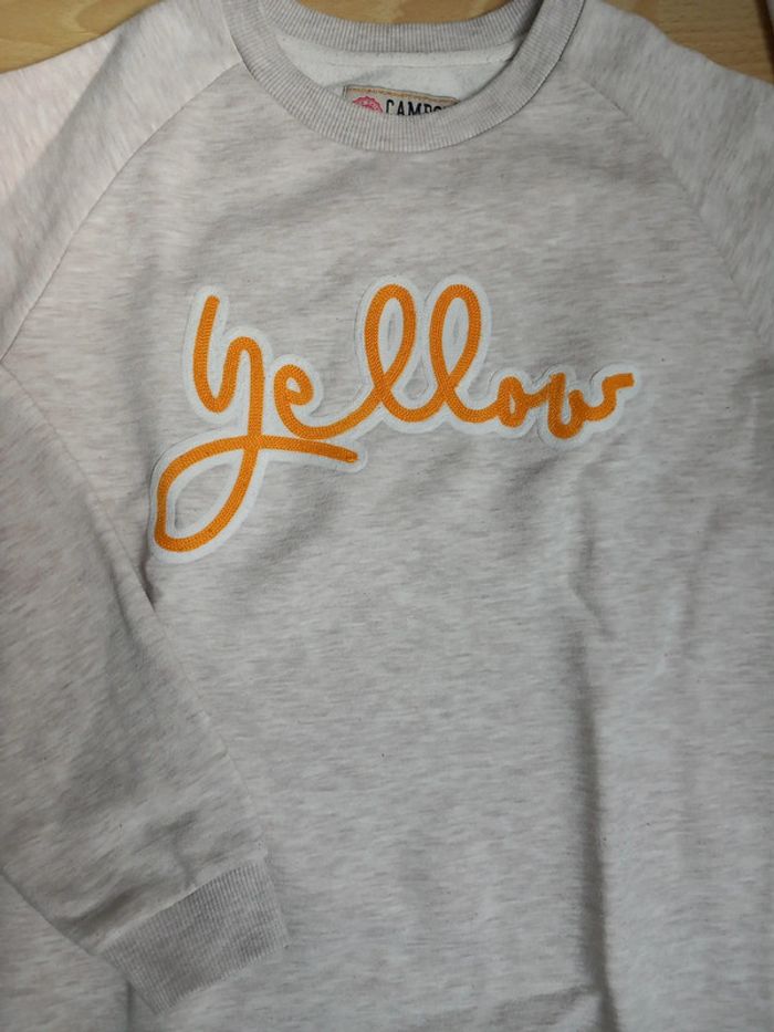Pull beige Yellow Camps taille XS TBE - photo numéro 2