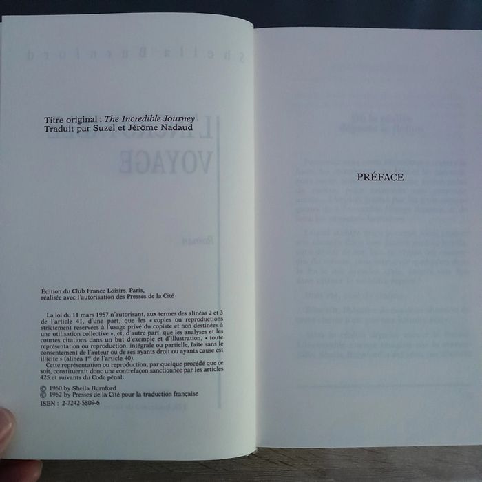 livre vintage - l'incroyable voyage - photo numéro 3