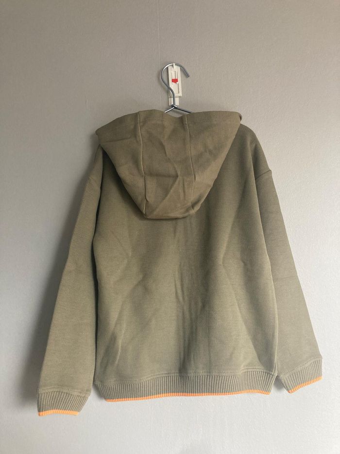 Sweat zippé à capuche Sergent Major garçon 7 ans kaki neuf - photo numéro 4