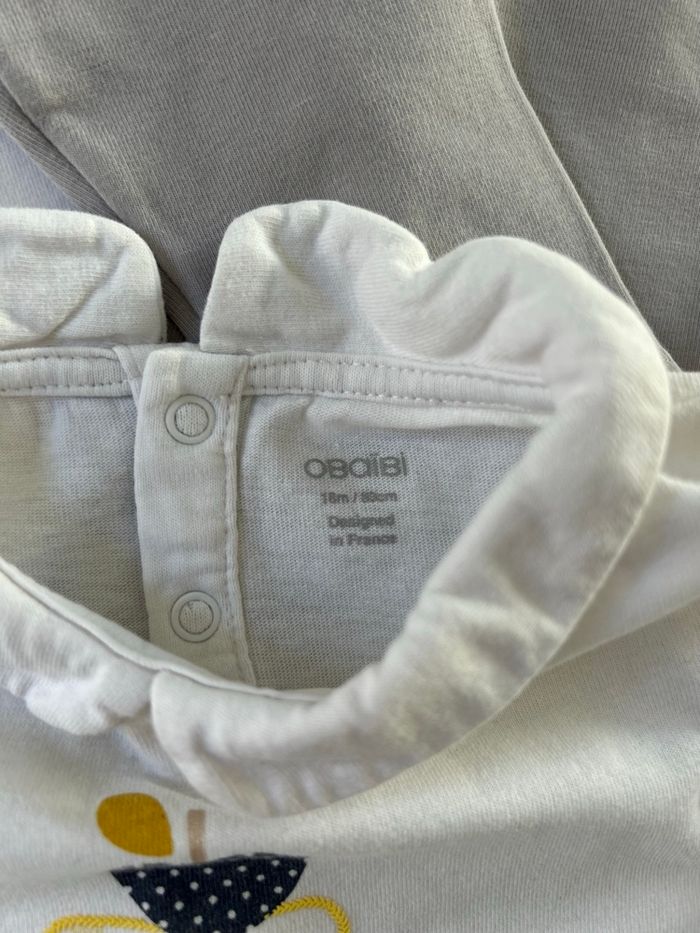 3 t-shirts manches longues bébé fille - photo numéro 2