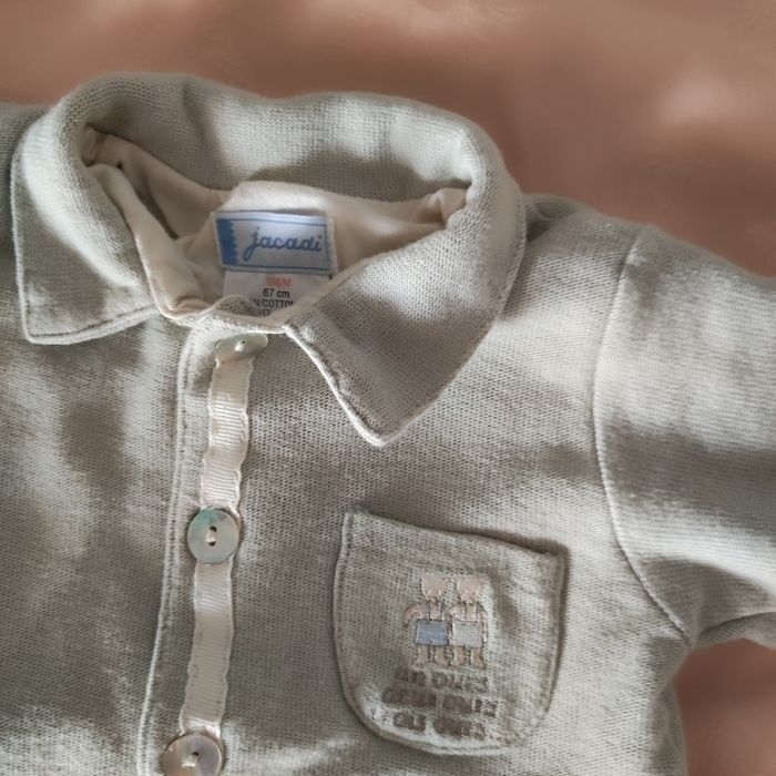 Lot de deux combinaisons JACADI 6 mois - photo numéro 2