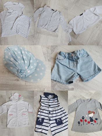 Lot vêtements fille 24 mois 2 ans