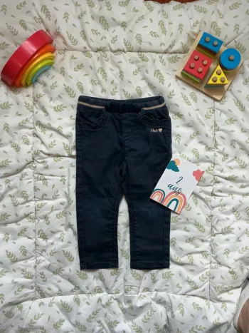 pantalon marine 2 ans vertbaudet taille réglable