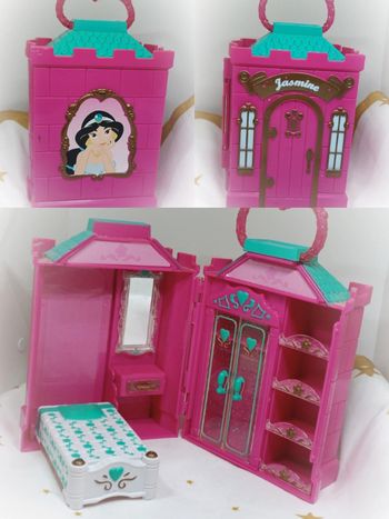 Maison house jasmine Aladdin princesse Disney mini poupée Polly fashion dressing château palais