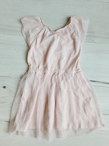 Vêtement fille robe rose pâle à tulles In extenso 3 ans