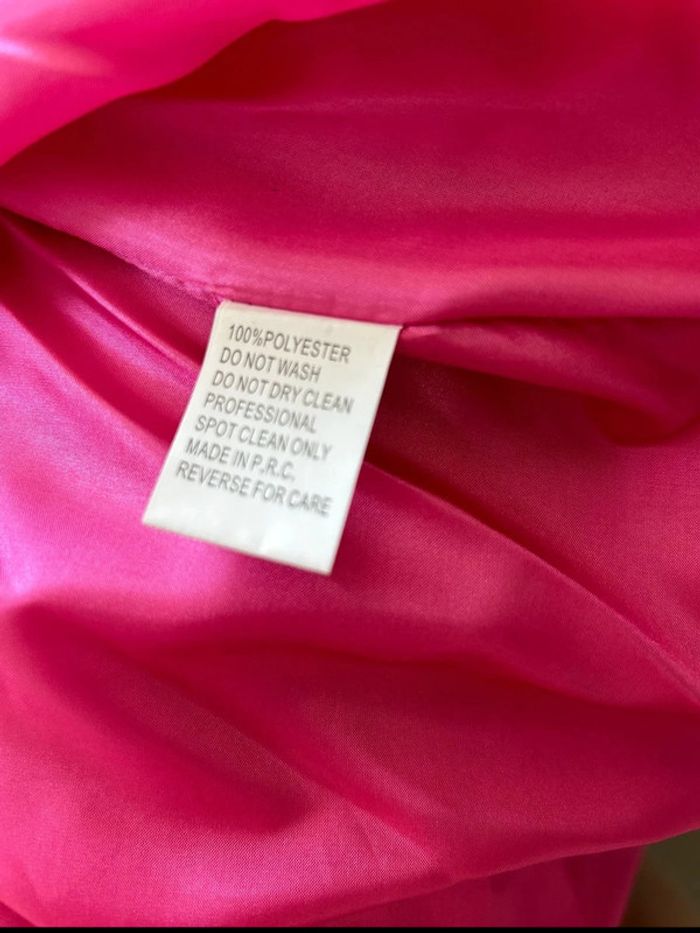 Robe bustier longue fluide rose T38 - photo numéro 7
