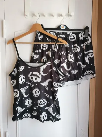 Pyjama Halloween – Taille XL 🎃🖤
