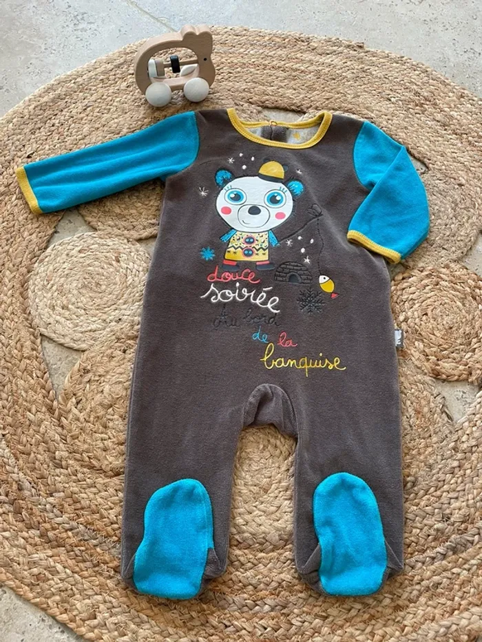 Pyjama velours 6 mois