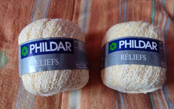 Lot de 2 pelotes coton Reliefs de Phildar