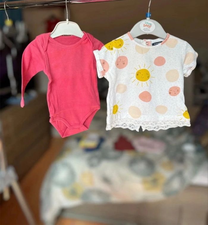 Lot de 10 vêtements bebe fille – 6 mois - photo numéro 5