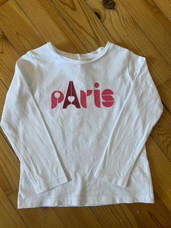 Tee-shirt blanc Jacadi 4 ans