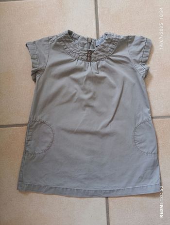 Robe en coton  taille 12 mois