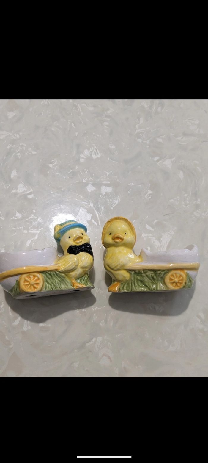 Lot de deux coquetiers vintage. - photo numéro 2