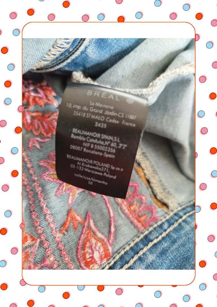 Veste en jean Breal - photo numéro 4