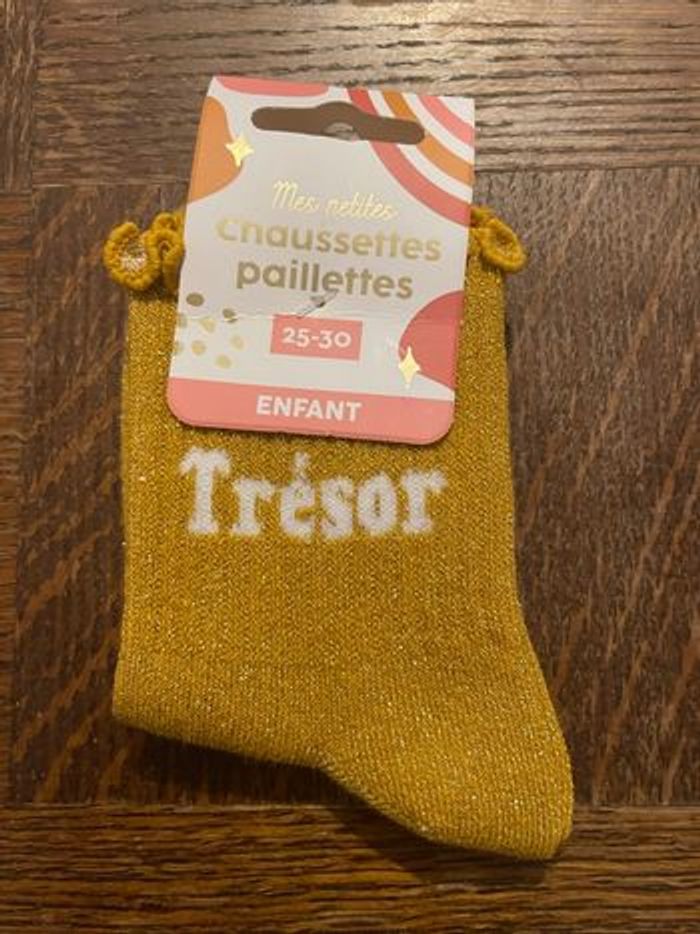 Chaussette paillettes