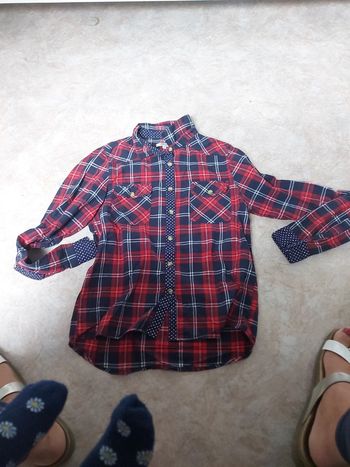 Chemise à carreaux