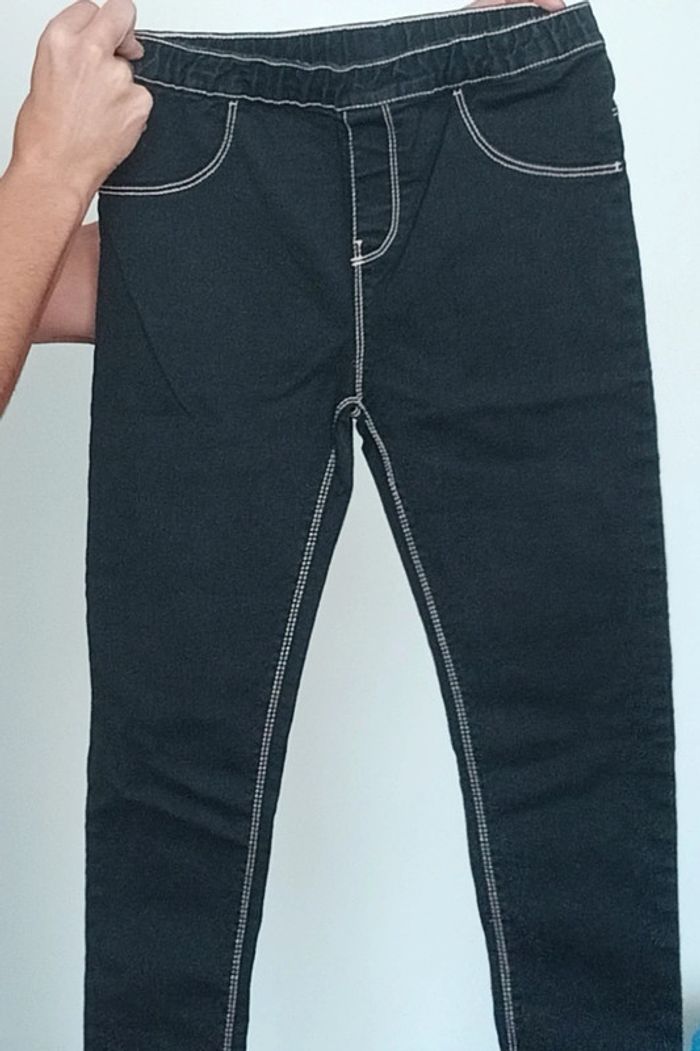 Leggings imitation jeans slim taille 14 ans - photo numéro 2